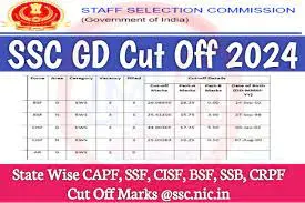 SSC GD Constable Cut off Marks 2024
