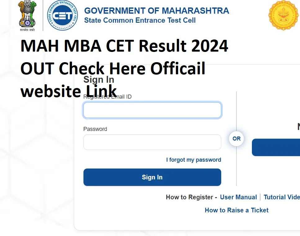 MAH MBA CET Result 2024 (OUT) Check On Official Website Link@mahcet.org Download Scorecard 