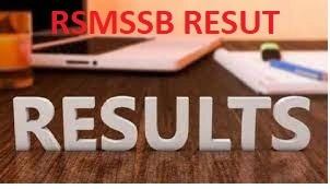 RSMSSB Sanganak Result 2024 (OUT) Download Selection merit List Cut Off Notification