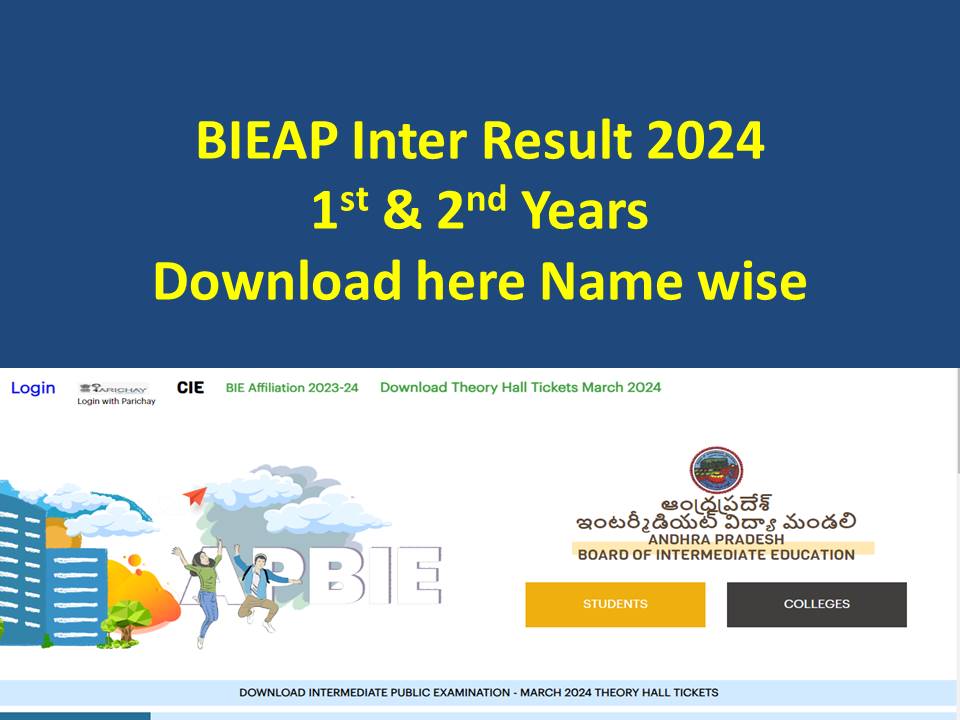 bieap.apcfss.in Results Recruitment 2024
