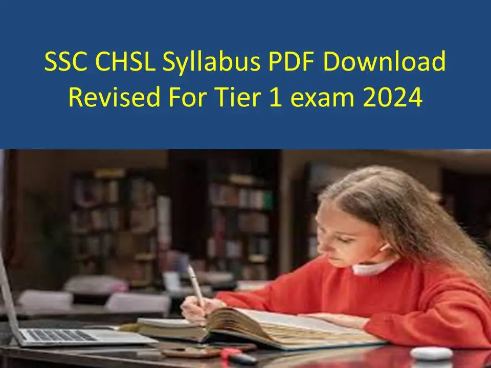 SSC CHSL Syllabus PDF Free Download
