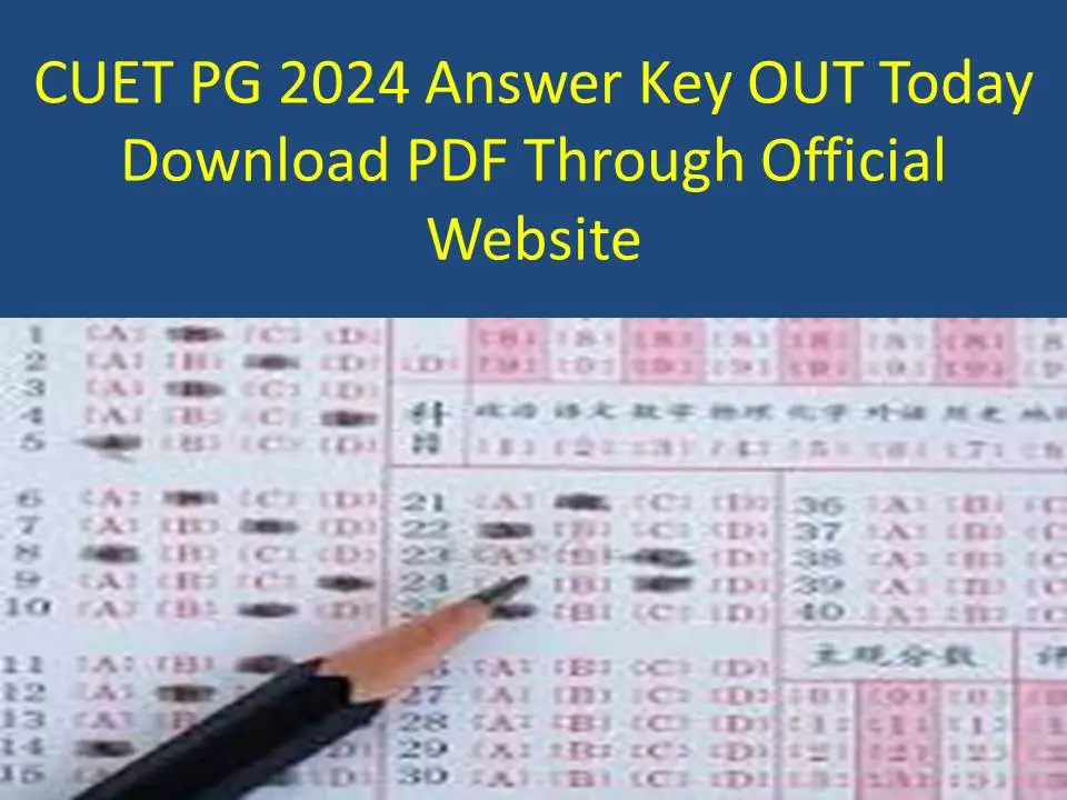 CUET PG 2024 Answer key