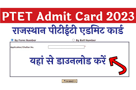 Rajasthan PTET Admit Card 2024, B.Ed Entrance Exam Schedule Released Check Admit Card And Exam date