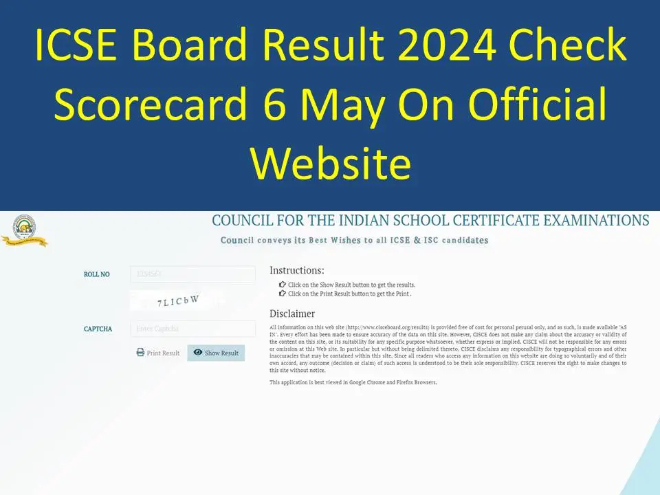 ICSE 10th Result Recruitment 2024