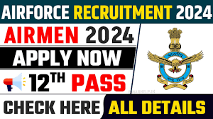 Air Force Airmen (Group Y) Medical Assistant Recruitment 2024 , IAF Airmen Group Y Intake (01/2025) Recruitment 2024 – Apply Online Posts
